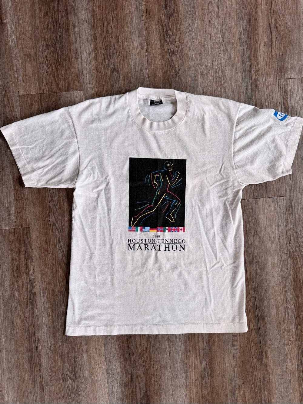 Vintage 1988 Houston Marathon T-Shirt - size Large